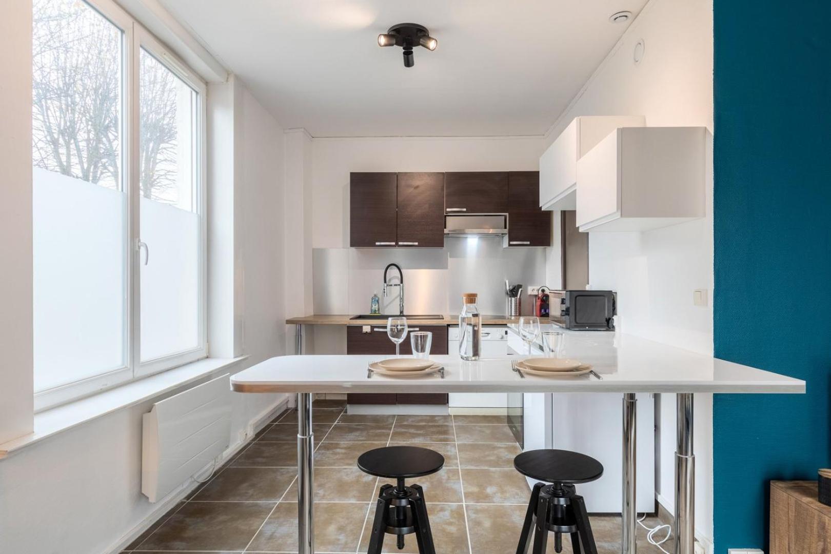 Ferienwohnung La Madeleine - Deux Pieces Equipe Exterior foto