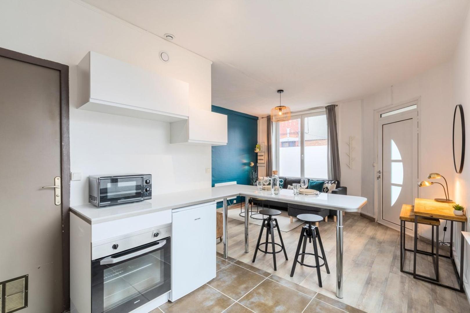 Ferienwohnung La Madeleine - Deux Pieces Equipe Exterior foto
