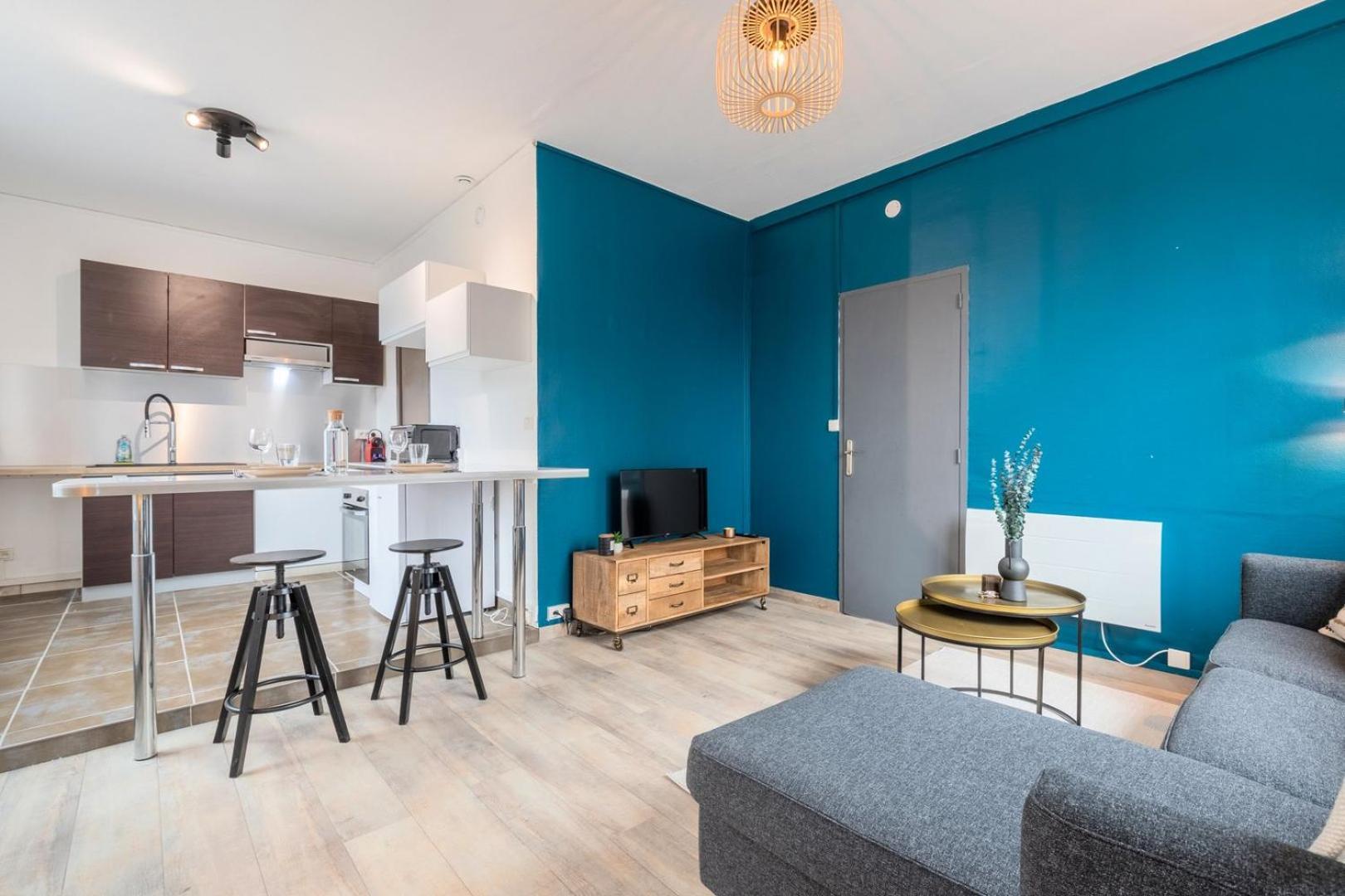 Ferienwohnung La Madeleine - Deux Pieces Equipe Exterior foto
